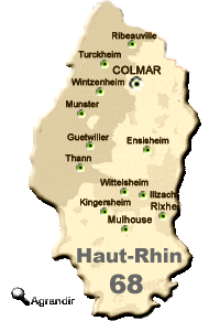 Préfectures & Chefs-Lieux du Département du Haut-Rhin